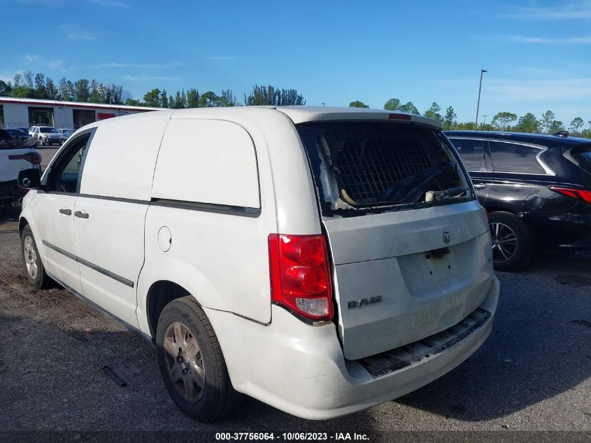 2014 RAM CARGO VAN TRADESMAN 2C4JRGAG7ER173705