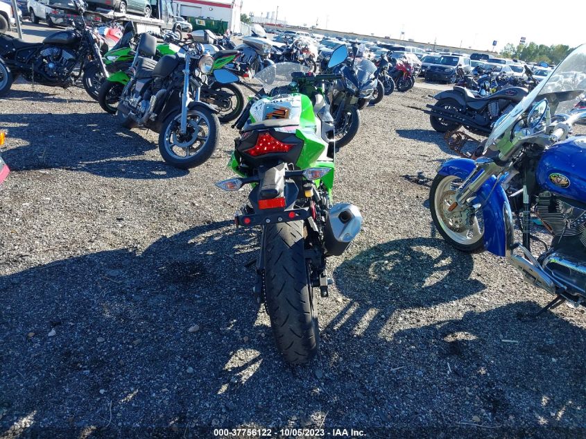 VIN JKAEXKH14PDAP1373 2023 KAWASAKI EX400