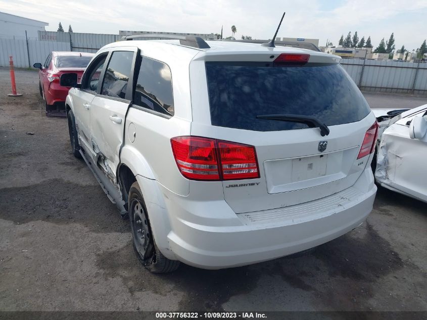 2016 DODGE JOURNEY SE - 3C4PDCAB8GT249762