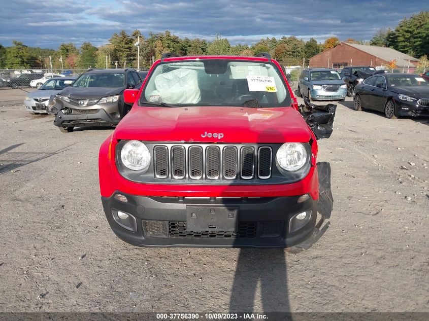 2016 JEEP RENEGADE LATITUDE - ZACCJBBT1GPC75541