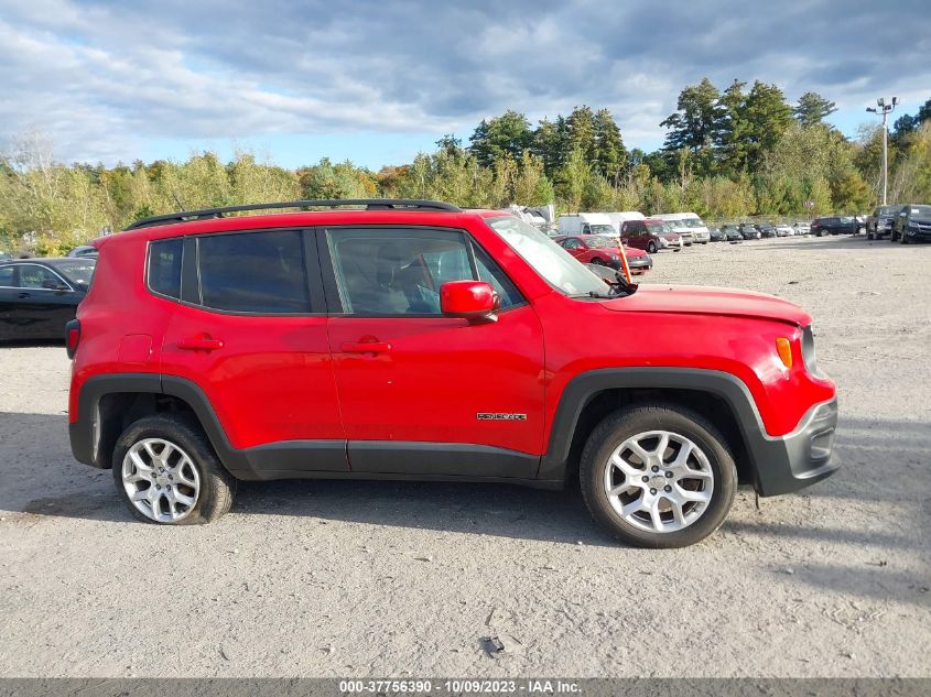 2016 JEEP RENEGADE LATITUDE - ZACCJBBT1GPC75541