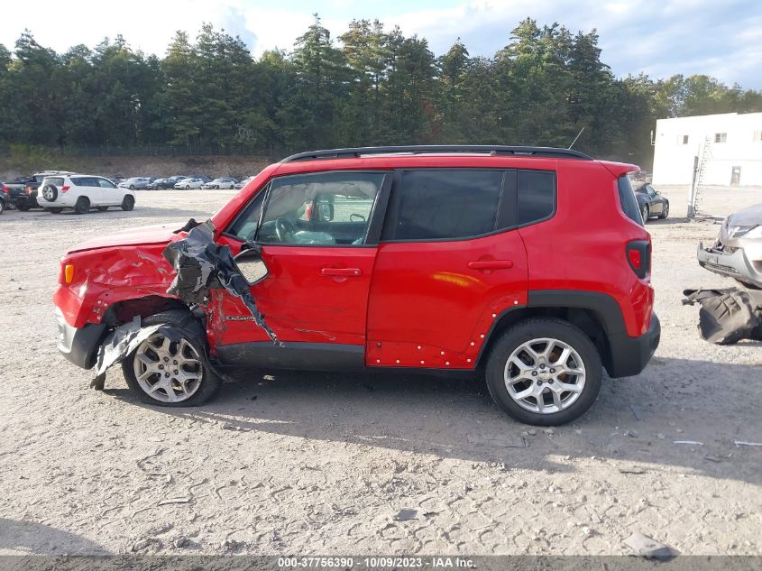 2016 JEEP RENEGADE LATITUDE - ZACCJBBT1GPC75541