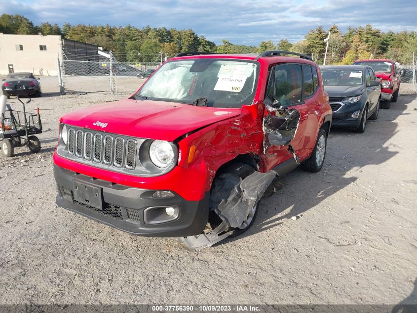 2016 JEEP RENEGADE LATITUDE - ZACCJBBT1GPC75541