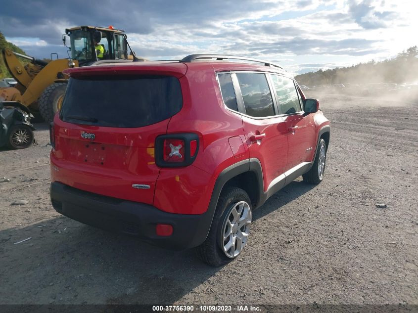 2016 JEEP RENEGADE LATITUDE - ZACCJBBT1GPC75541