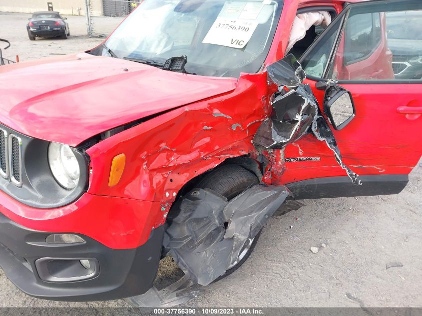 2016 JEEP RENEGADE LATITUDE - ZACCJBBT1GPC75541