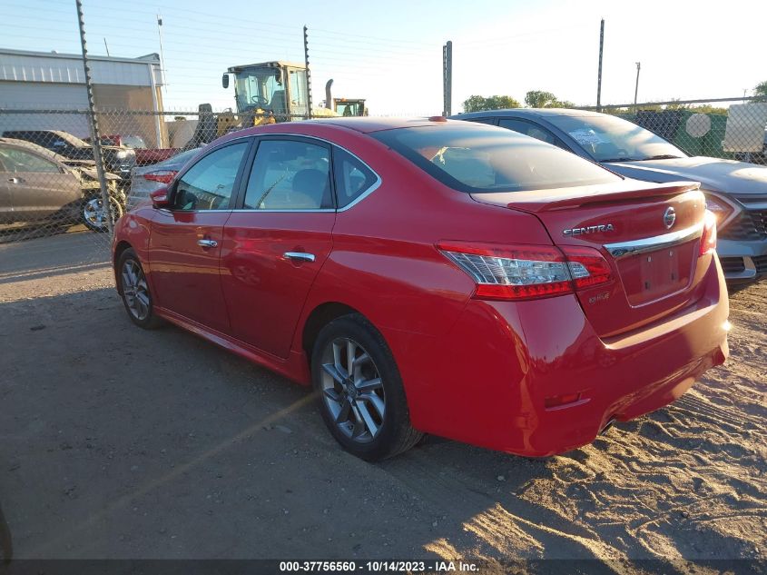 2015 NISSAN SENTRA SR - 3N1AB7AP9FY233508