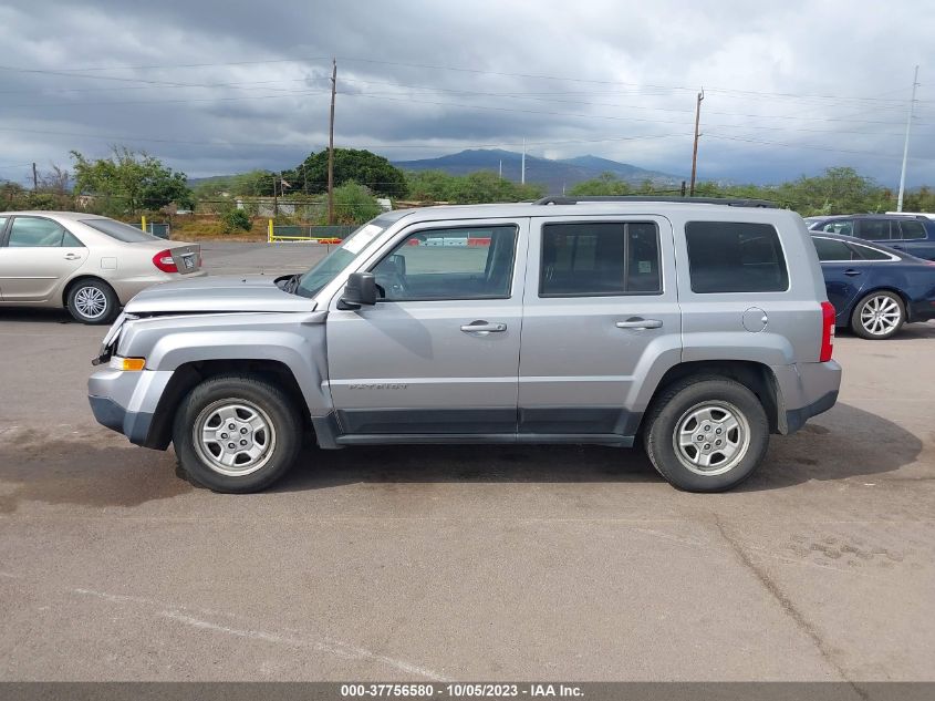 2016 JEEP PATRIOT SPORT - 1C4NJPBA5GD648647