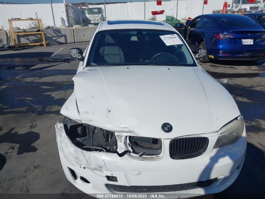 2013 BMW 1 SERIES 128I WBAUP9C50DVS95339