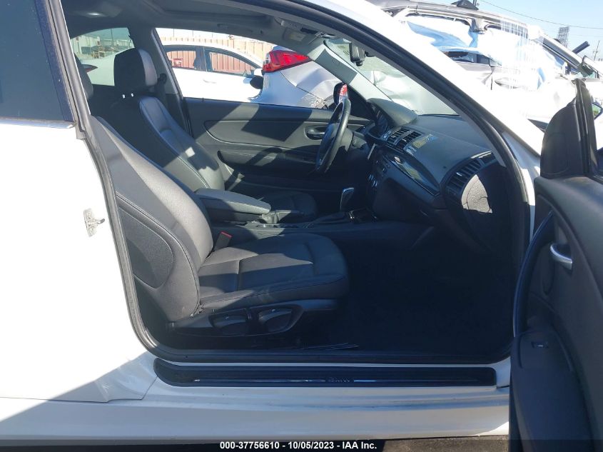 2013 BMW 1 SERIES 128I WBAUP9C50DVS95339