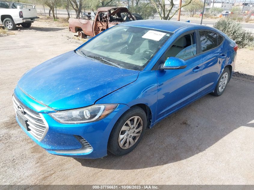 2017 HYUNDAI ELANTRA SE - 5NPD74LF2HH202048