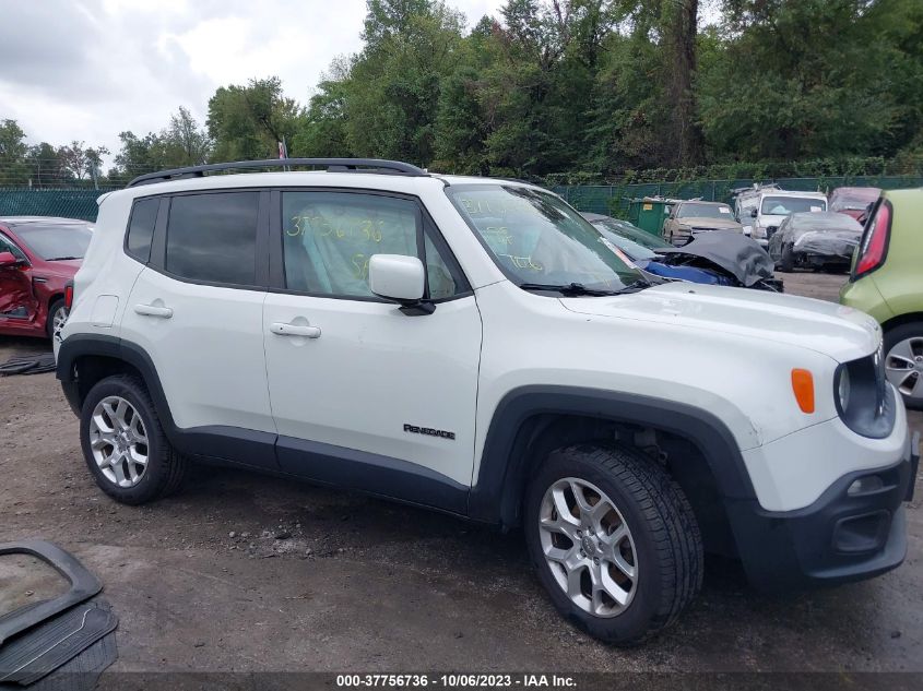 2016 JEEP RENEGADE LATITUDE - ZACCJBBTXGPD54626