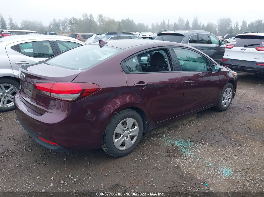 2017 KIA FORTE LX - 3KPFK4A79HE015865