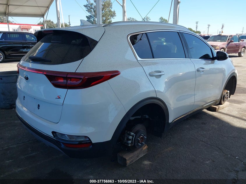 VIN KNDP63AC0L7794744 2020 KIA SPORTAGE S