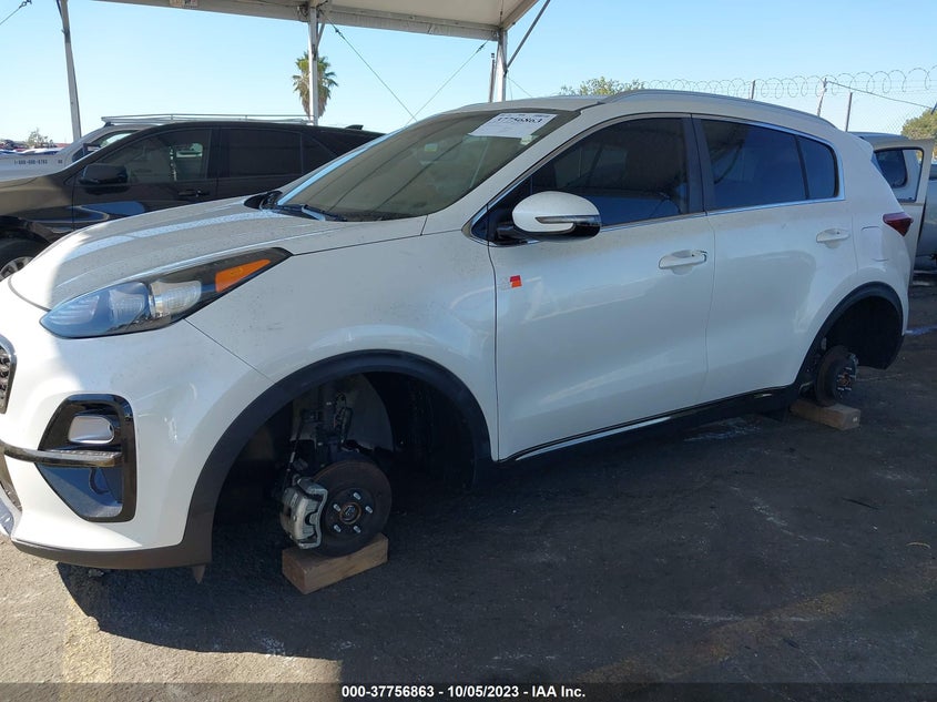 VIN KNDP63AC0L7794744 2020 KIA SPORTAGE S