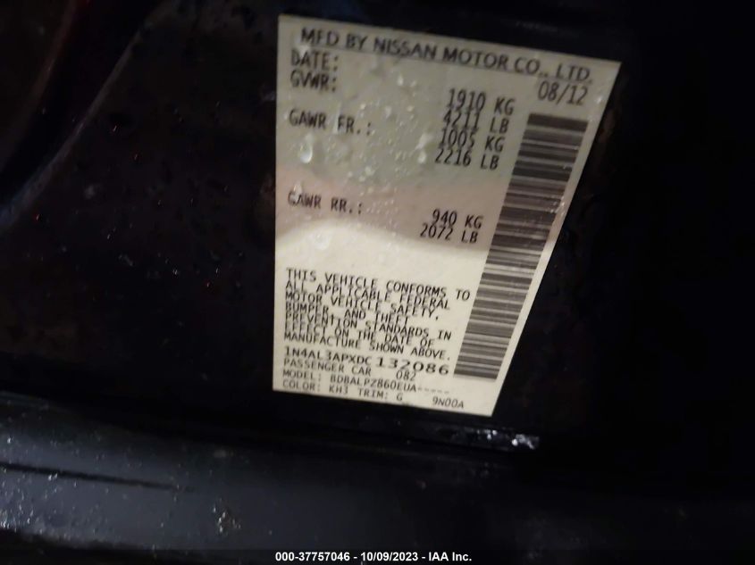 2013 NISSAN ALTIMA 2.5 - 1N4AL3APXDC132086