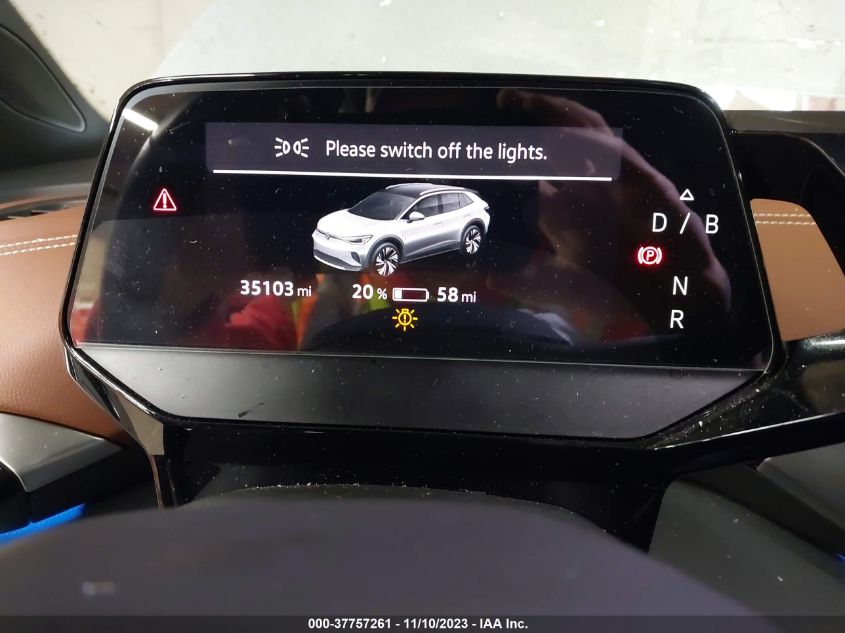 VIN WVGTMPE24MP055807 2021 VOLKSWAGEN ID.4 PRO S