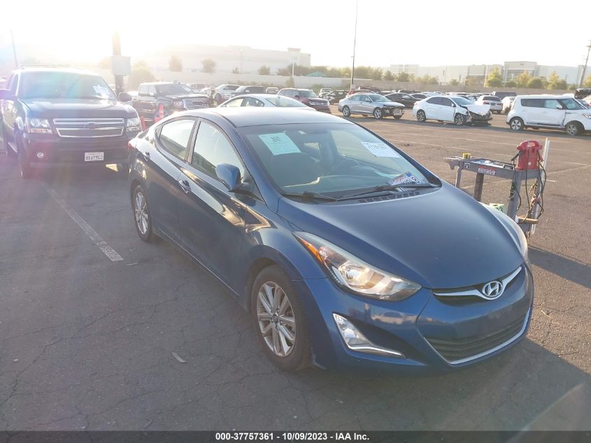 2016 HYUNDAI ELANTRA SE - KMHDH4AE3GU542655