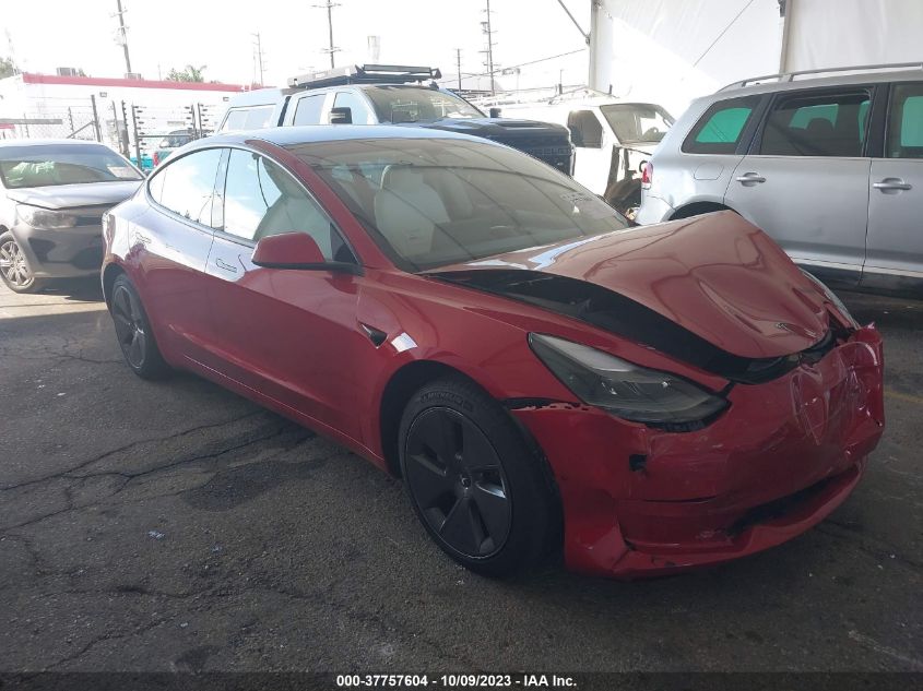 2022 TESLA MODEL 3 - 5YJ3E1EA3NF358627