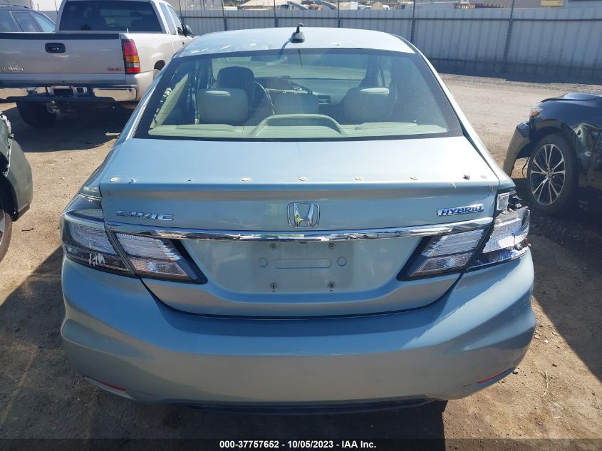 2014 HONDA CIVIC HYBRID - 19XFB4F23EE200437
