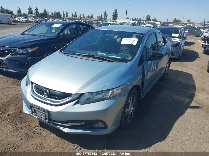 2014 HONDA CIVIC HYBRID - 19XFB4F23EE200437