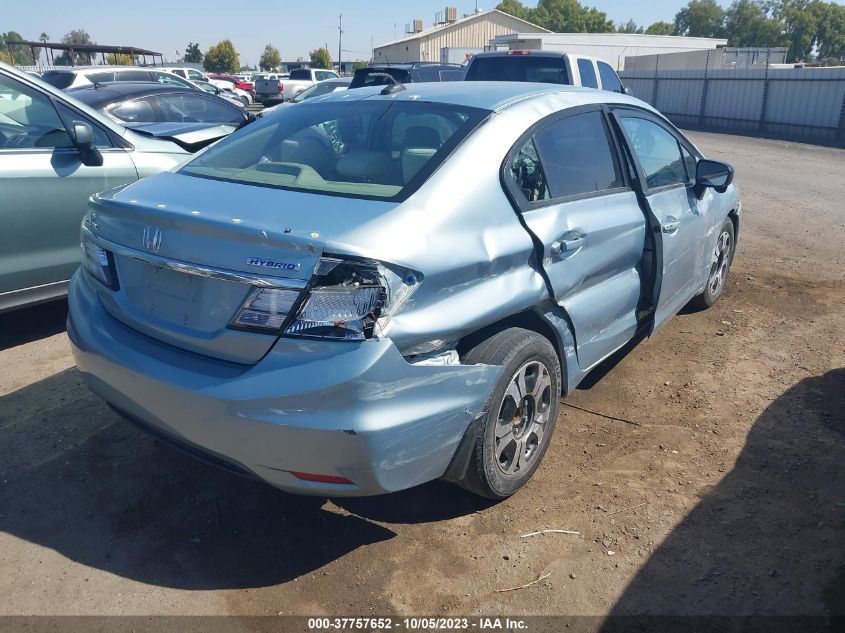 2014 HONDA CIVIC HYBRID - 19XFB4F23EE200437