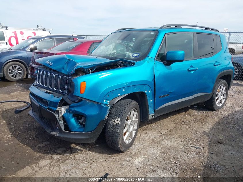 VIN ZACNJBBB3LPL05548 2020 JEEP RENEGADE LATITUDE