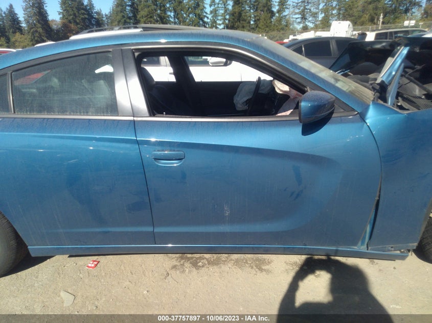 VIN 2C3CDXBG7NH145323 2022 DODGE CHARGER SXT