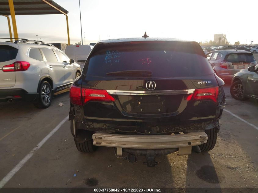 2016 ACURA MDX TECHNOLOGY - 5FRYD3H43GB017787