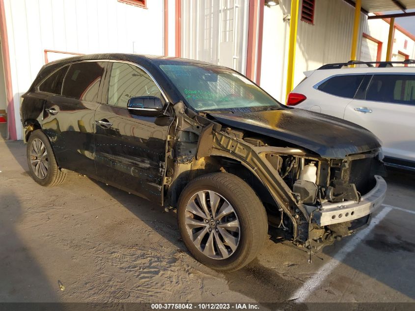 2016 ACURA MDX TECHNOLOGY - 5FRYD3H43GB017787