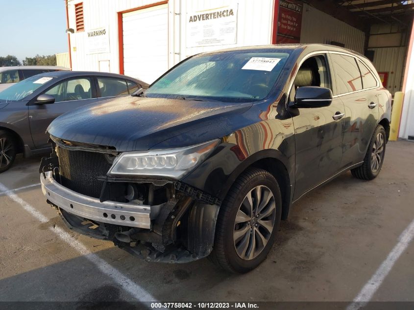 2016 ACURA MDX TECHNOLOGY - 5FRYD3H43GB017787