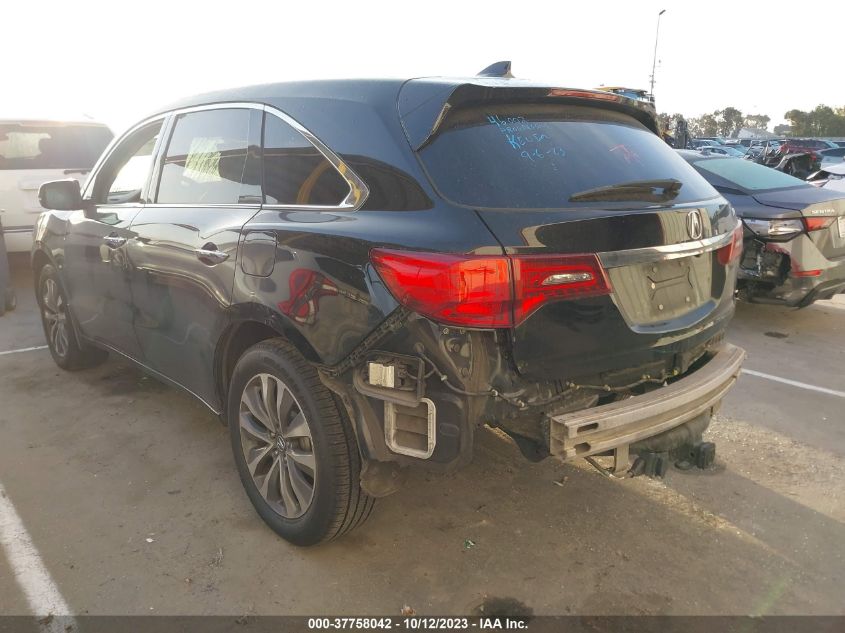 2016 ACURA MDX TECHNOLOGY - 5FRYD3H43GB017787