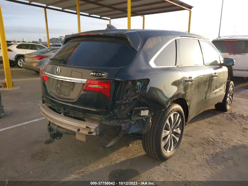 2016 ACURA MDX TECHNOLOGY - 5FRYD3H43GB017787