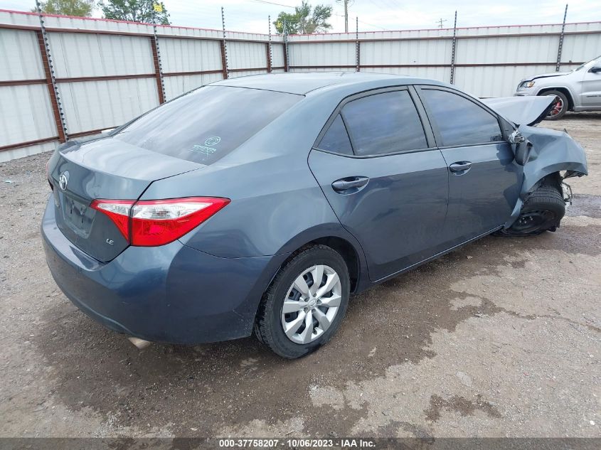 2014 TOYOTA COROLLA L/LE/S/S PLUS/LE PLUS - 5YFBURHE8EP085393