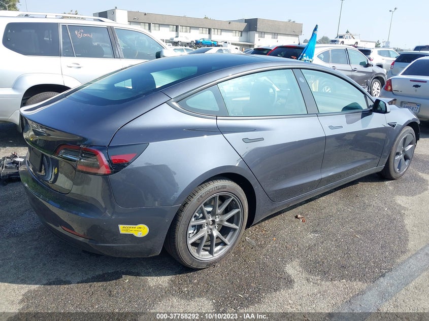 VIN 5YJ3E1EA4NF212866 2022 TESLA MODEL 3