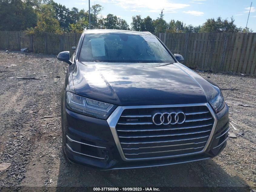 2017 AUDI Q7 PREMIUM PLUS - WA1LAAF7XHD017424