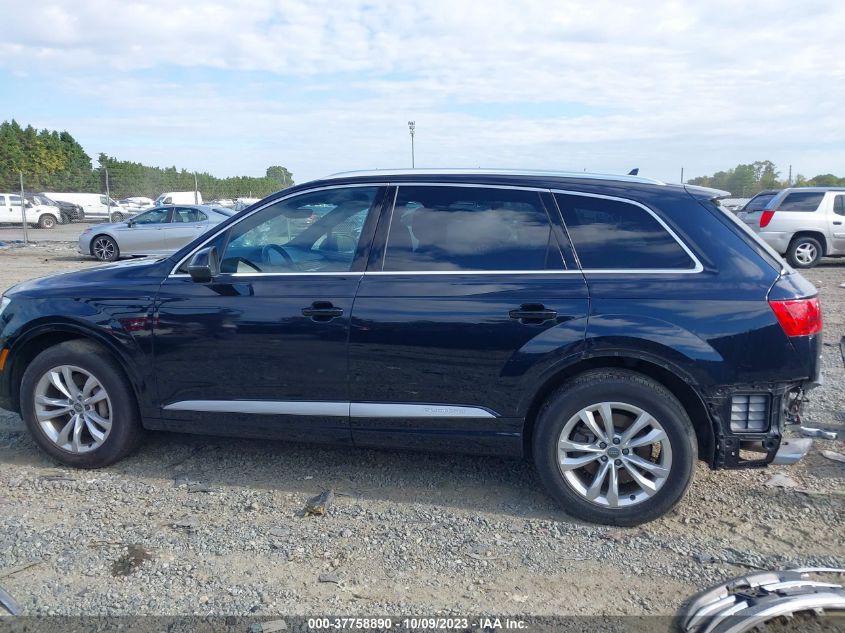 2017 AUDI Q7 PREMIUM PLUS - WA1LAAF7XHD017424