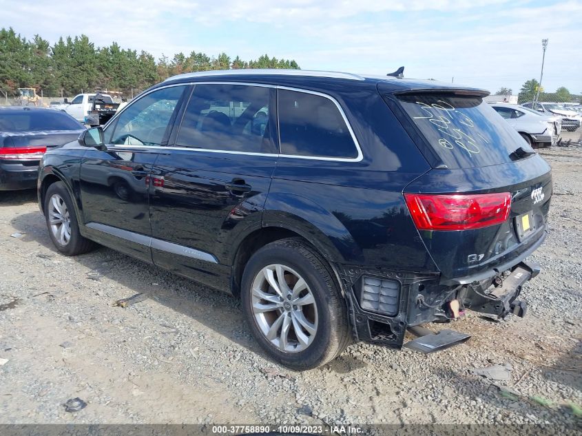 2017 AUDI Q7 PREMIUM PLUS - WA1LAAF7XHD017424