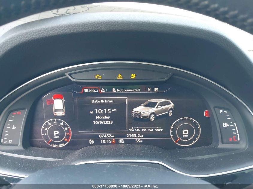 2017 AUDI Q7 PREMIUM PLUS - WA1LAAF7XHD017424