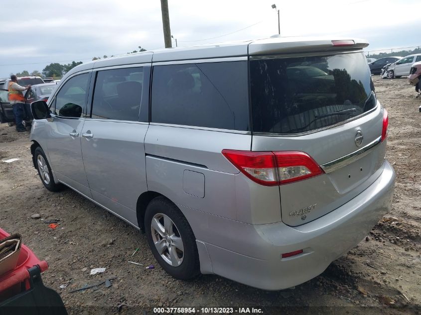 2013 NISSAN QUEST SV - JN8AE2KP5D9066447