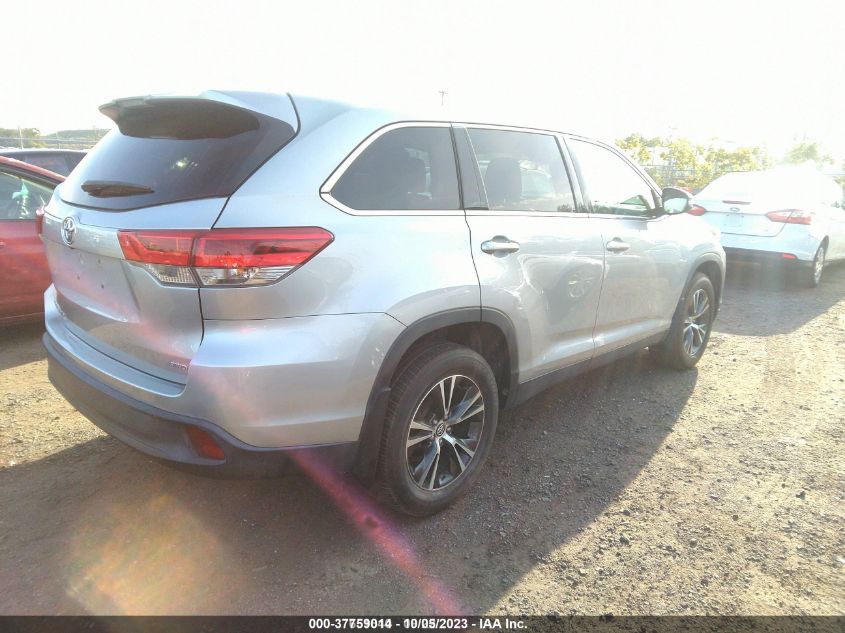 2019 TOYOTA HIGHLANDER LE 5TDBZRFH7KS938318