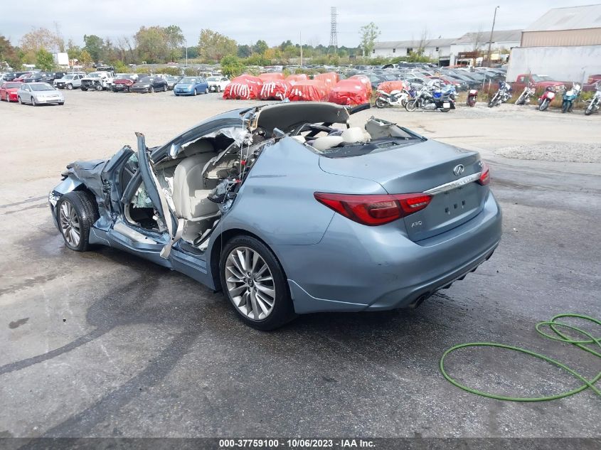 2019 INFINITI Q50 3.0T LUXE - JN1EV7AR6KM553067