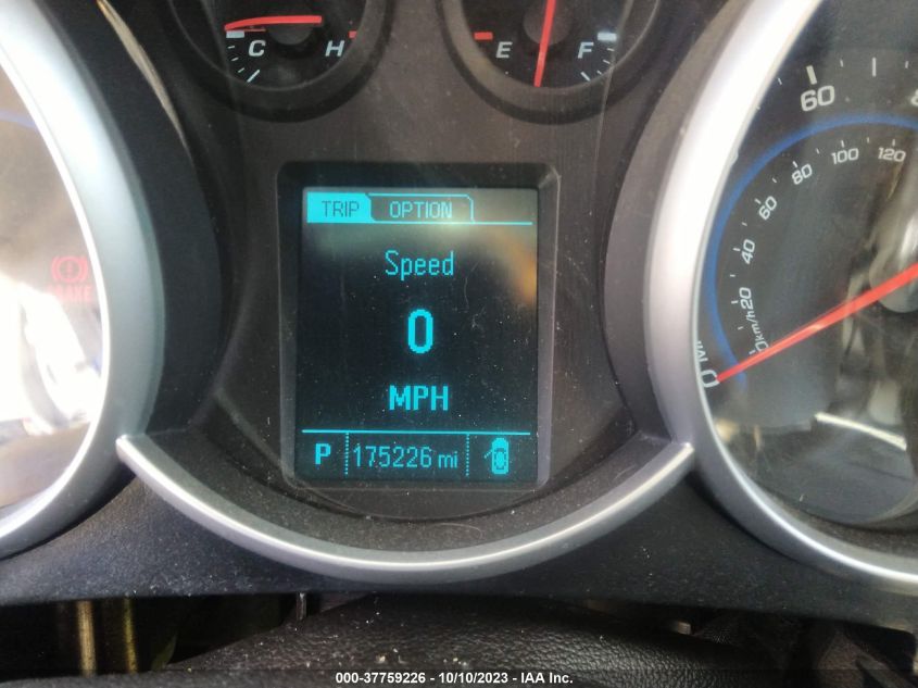 2013 CHEVROLET CRUZE 2LT - 1G1PE5SB2D7287505