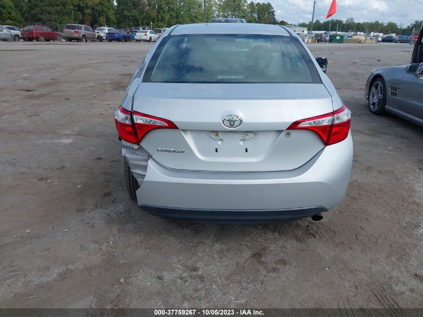 2015 TOYOTA COROLLA L/LE/S/S PLUS/LE PLUS - 2T1BURHE2FC348267