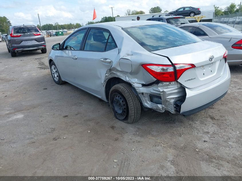 2015 TOYOTA COROLLA L/LE/S/S PLUS/LE PLUS - 2T1BURHE2FC348267