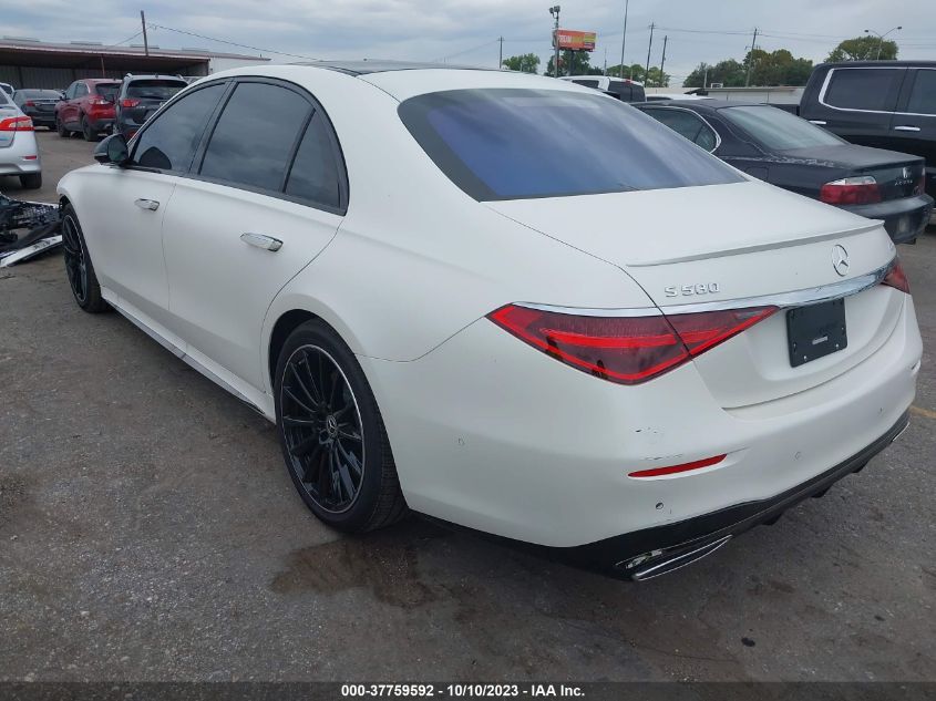 W1K6G7GB5PA220539 Mercedes-Benz S 580 4MATIC 3