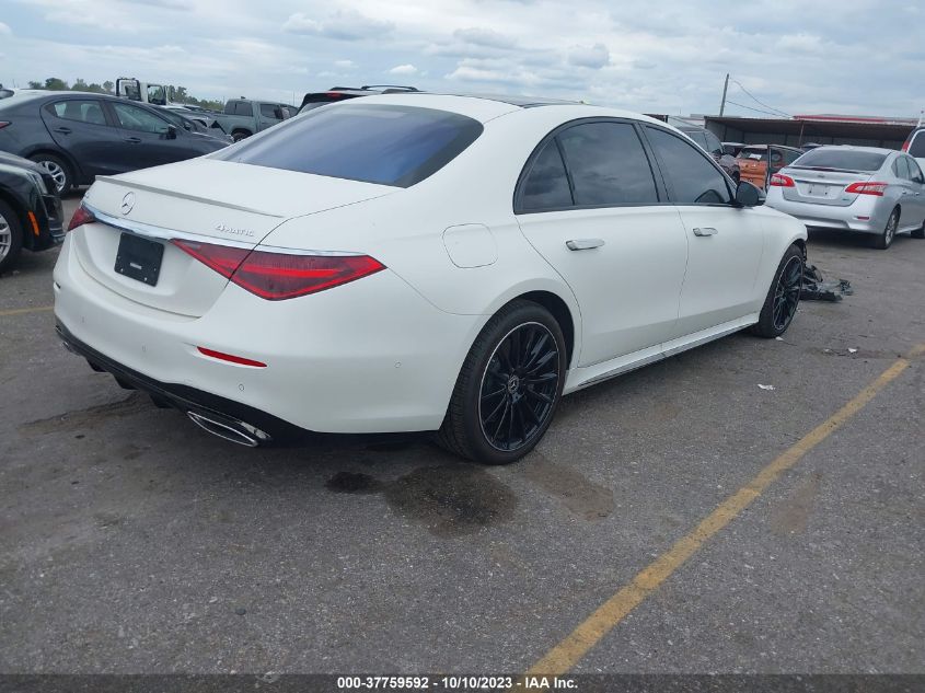 W1K6G7GB5PA220539 Mercedes-Benz S 580 4MATIC 4