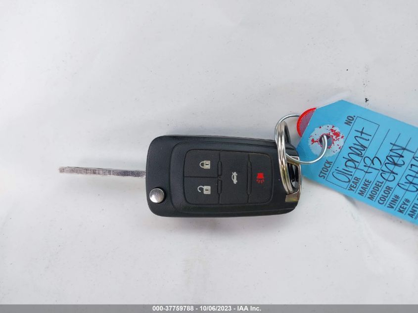 2013 CHEVROLET CRUZE LS - 1G1PB5SG8D7193861