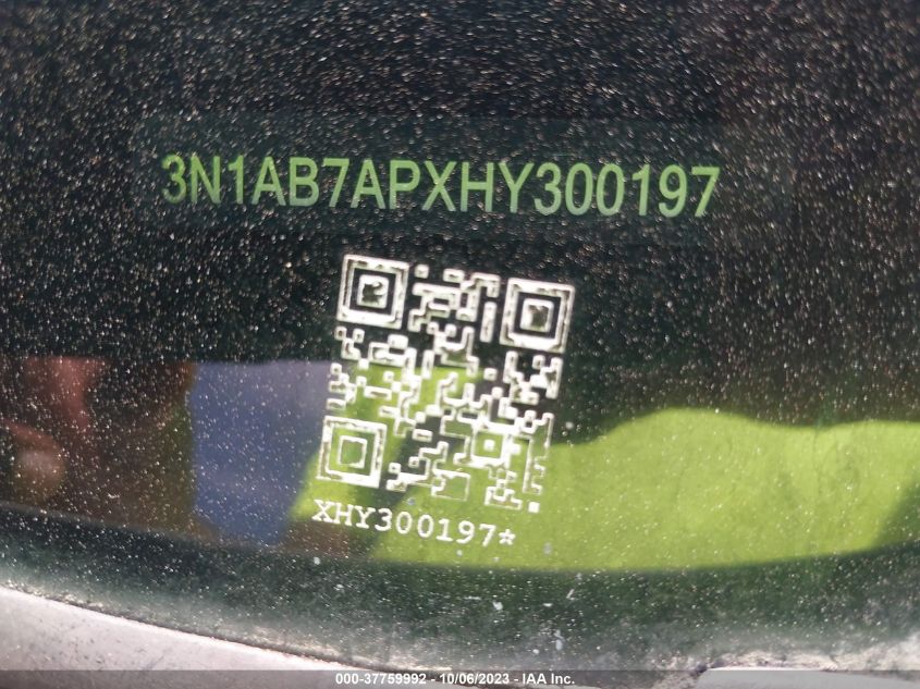 2017 NISSAN SENTRA SV - 3N1AB7APXHY300197