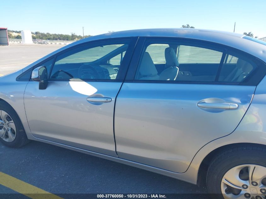 2013 HONDA CIVIC SDN LX 2HGFB2F55DH593747