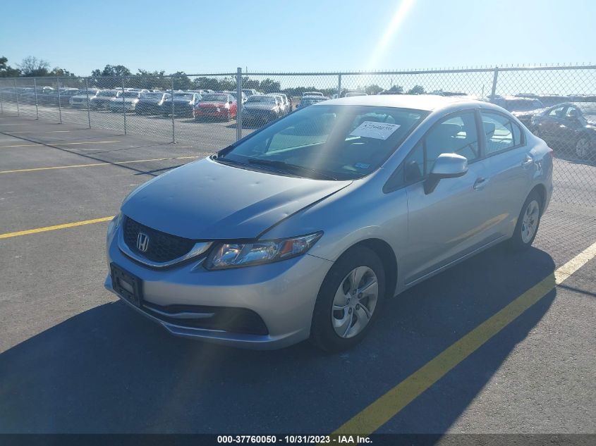 2013 HONDA CIVIC SDN LX 2HGFB2F55DH593747